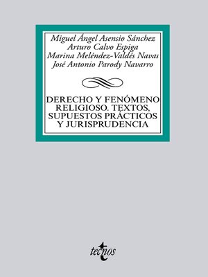 cover image of Derecho y fenómeno religioso